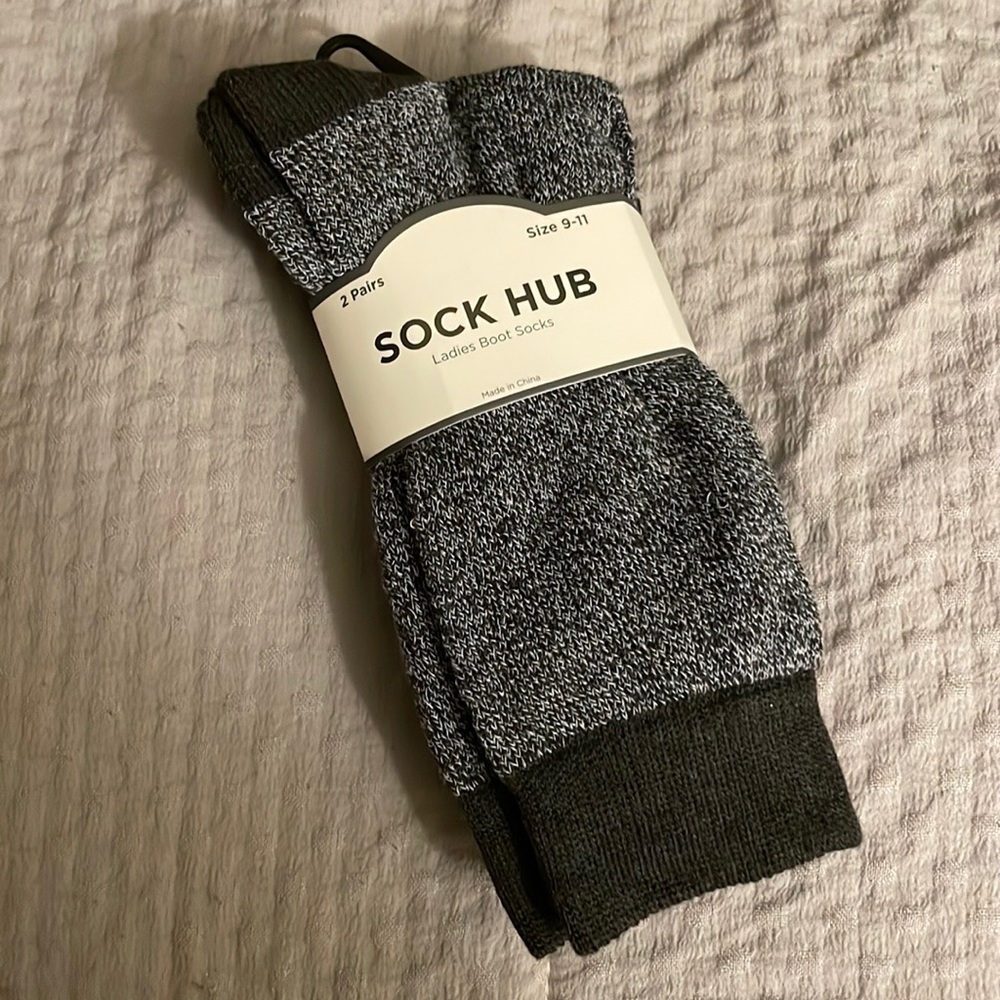 2 pk Boot Socks